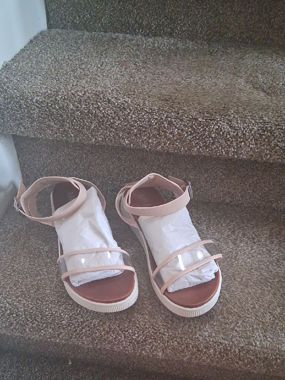 MIA Ellen Sandals Size 10 M Clear Strap